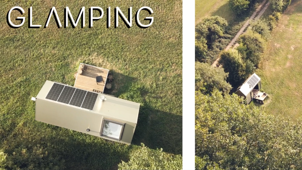 Atmosférické promo video pro Glamping Luhačovice vytvořené Martinem Dostálem.
